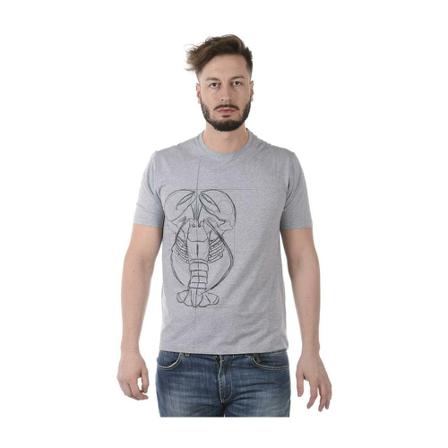 Z Zegna, T-shirt Grijs, Heren, Maat:L