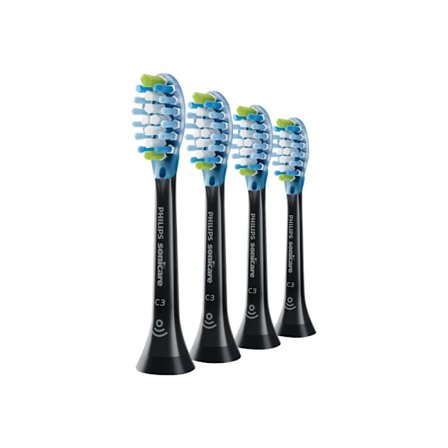 Philips Sonicare C3 Premium HX9044 Plaque Control - extra tandborsthuvud - svart