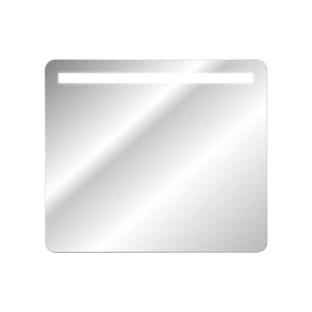 Rektangulärt spegel med LED-belysning - L 80 x l 70 cm - Bianca