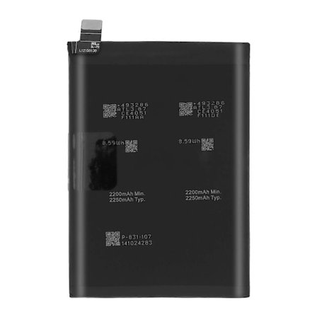 Internt batteri för Oppo Find X3 Pro 4500mAh modell BLP831, Svart