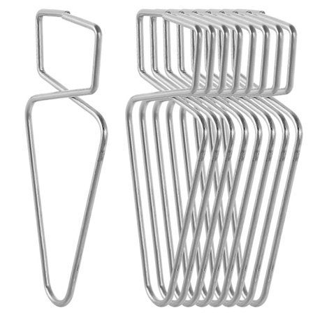 100 stk Tak Krok Clips T-bar Klemmer Hengere Nedfelte Undertakskroker