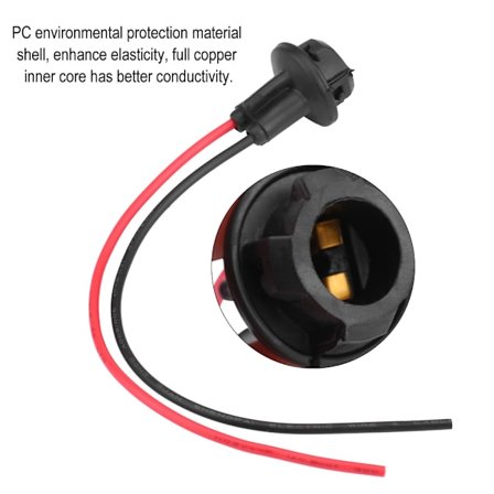 10 stk. Bil T10 Lampe Pære Fatning Holder Konnektor Forlænger LED Kile Lys Base Adapter