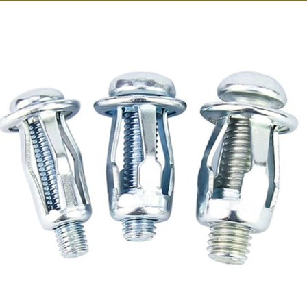 Metallmutter i blomform, hög hårdhet och seghet, säkert fixeringsverktyg lämpligt för tunna mjuka väggar