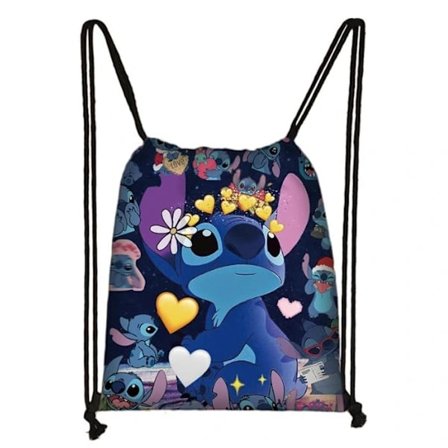 Lilo og Stitch Børn Drenge Piger Skole PE Svømning Sport Snøretaske Rygsæk #3 32x38cm #3 32x38cm #3