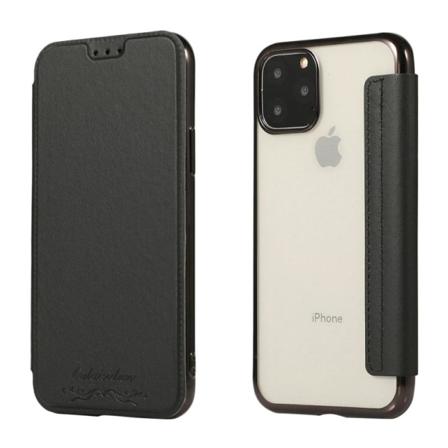 Iphone 11 Plånboksfodral Tpu Ultraslim Design Gulasidun - Svart Svart