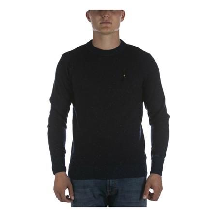 Scotch & Soda, Round-neck Knitwear Zwart, Heren, Maat:L