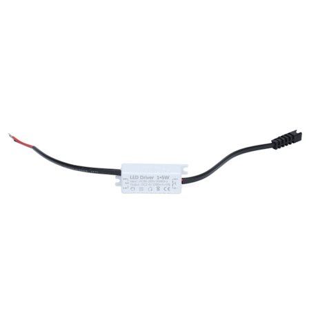LED-driver 1X5W LED-driver 1200mA Strømforsyningstransformatoradapter 85‐265V AC til 2‐4V DC for LED-lys utendørslys