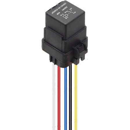 12VDC 40A Vandtæt Relæ Med Stikledninger 5 Pin Stik JD2912-1Z-14VDC 14VDC Bil