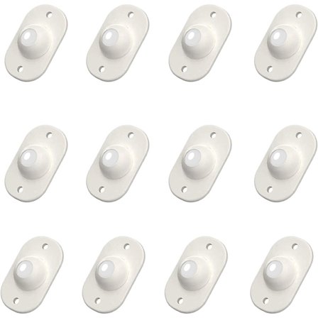 12 stk. Selvklæbende Drejelige Hjul, Universal 360° Rotation Trans