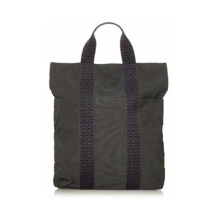 Hermès Vintage, Pre-owned Handbags Zwart, Dames, Maat:ONE Size,Canvas