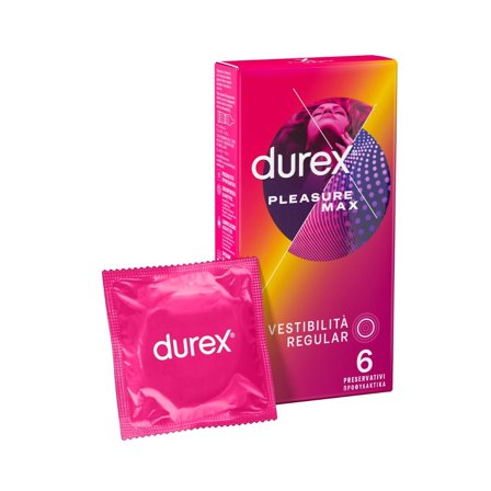 Durex Plesasuremax Easyon Profilattici 6 Pezzi