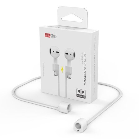 AHASTYLE Apple AirPods Universal Neck Strap - White