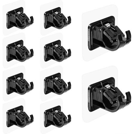 Gardinstangholder - 10 stk Gardinstangkroker - Gardinskinne/Gardinstangoppheng - Super vedheft