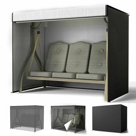 Hagesving Deksel, Vanntett Skygge, Lett Og Slitesterk (svart-220*125*170CM)