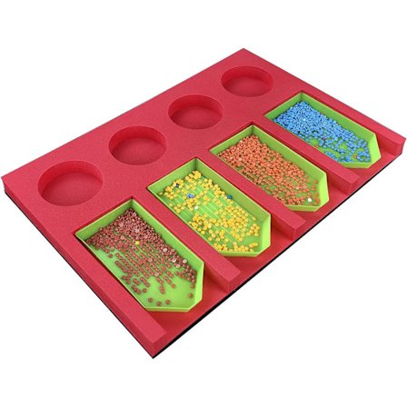 Rhinestone Painting Accessory Organizer Tray för Vuxna Multi-Com