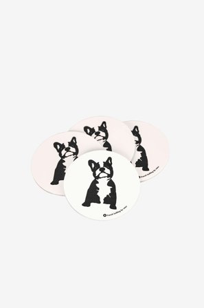 Rotor design - Underlegg Buster 4-pk - Hvit - Bar- & drinktilbehør - Fra Homeroom