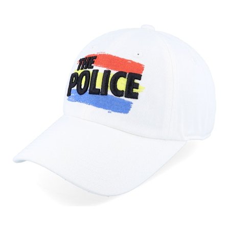 American Needle - Weiss Unconstructed Cap - The Police Ballpark White Dad Cap @ Hatstore