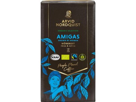 Arvid Nordquist Kaffe Amigas extramörk 450g - Lyreco - Kök och servering - Kaffe och te - Bryggkaffe