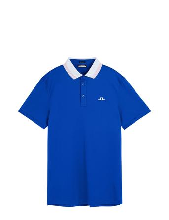 Benji Regular Fit Polo Polos Short-sleeved Blå J. Lindeberg*Betinget Tilbud