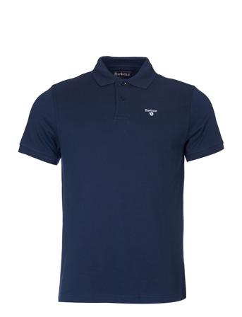 Sports Polo Polos Short-sleeved Marineblå Barbour*Betinget Tilbud