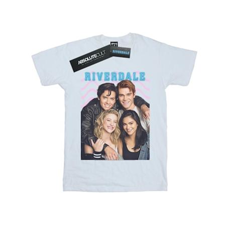 Riverdale Dam/Damer Gruppfoto Bomull Boyfriend T-shirt XL White XL