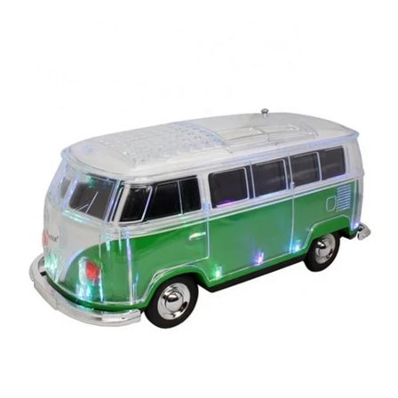 WS-267BT Kristallformad Bilbuss Bluetooth Högtalare med TF USB FM AUX Handsfree LED
