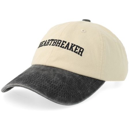 Pica Pica - Beige Keps - Heartbreaker Beige/Black Dad Cap @ Hatstore