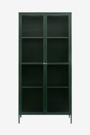 Håum - VITRINESKAP Sundsvall 190 x 90 x 40 CM - Grønn - Skap - Fra Homeroom
