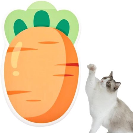 Vægmonteret kattetræ 79 x 48 cm Mærke Selvklæbende kradsestolpe til katte med selvklæbende bagside til fastgørelse på vægge/døre/sofaer/senge