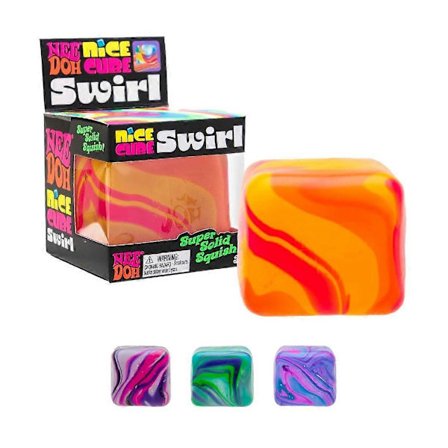 Needoh Nice Cube Swirl Super Solid Squishy Leksak_OF