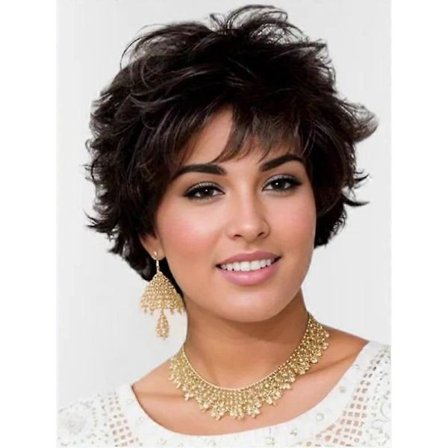 Lagerdam peruk i syntet för dam