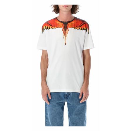 Marcelo Burlon, T-Shirt Cmaa 018F22Jer 001 Wit, Heren, Maat:M