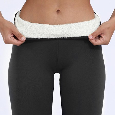 Dam Vinter Leggings Hög Midja Varmfodrade Tjocka Ogenomskinliga Tights Stretchbyxor Termiska Tights Leggings för Höst Vinter
