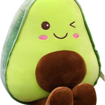 ValueMore avocado-formet pude, fyldt, avocado-pude, bamse, jul, fødselsdag, KLB