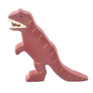 Tikiri My 1st Dinosaur T-Rex Natural Rubber Toy 0 - 24 months - First toys and baby toys - 0 - 24 months - Brown
