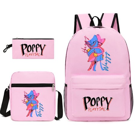 Poppy Play Time High School Ryggsäck Rosa F1