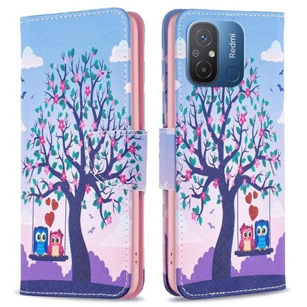 Wonderland Xiaomi Redmi 12C Läppäkotelo - Two Owls