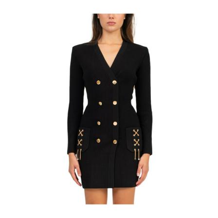 Elisabetta Franchi Short Kjole Sort, Dame