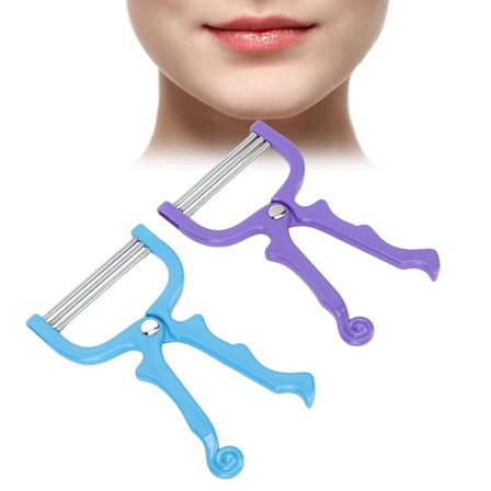 2 st ansiktshårborttagare, effektiv ansiktshårborttagning fjäder, bärbar ansiktshårborttagning enhet skönhetsverktyg