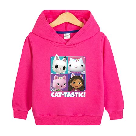 Hoodies Gabby's Dollhouse Pullover Jacka Kappa Present Ros