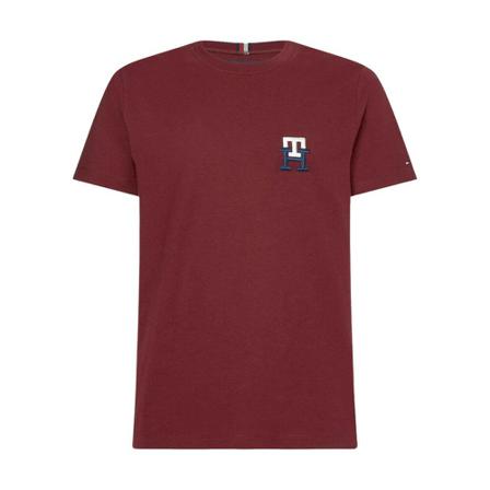 Tommy Hilfiger T-shirt , Bruin , Heren , Maat: 2XL