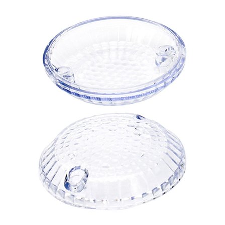 2x vilkun lasin kate kate Kawasaki Vulcan W650 Zn700-a1 Zn1100 kirkas