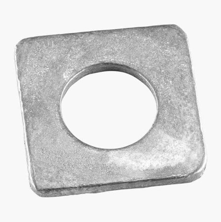 Fyrkantsbricka M13 25 x 25 mm varmförzinkad 10 st. - Biltema