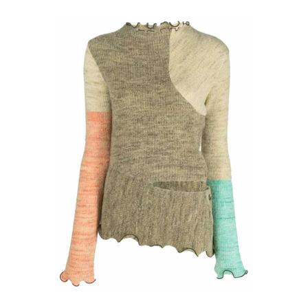 Andersson Bell, Round-neck Knitwear Bruin, Dames, Maat:XS