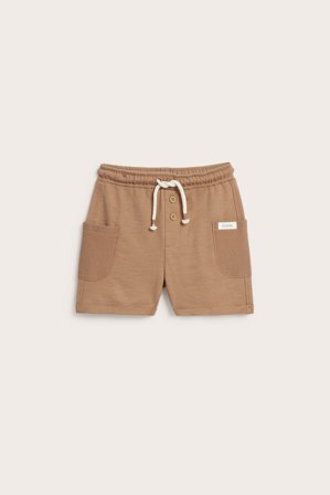 Newbie | Shorts i slubtrikot Brun 110/116