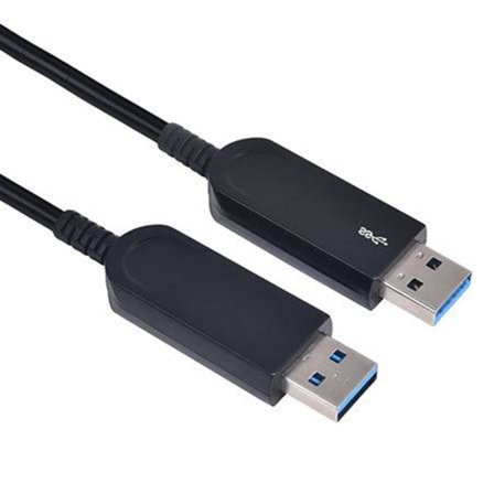 NÖRDIC 15m Active AOC 10Gbps kuitukaapeli USB 3.1 A - USB 3.1 A
