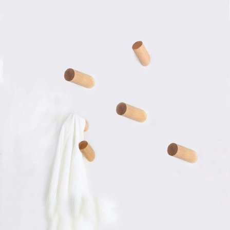 Träklädhängare [Set om 5]