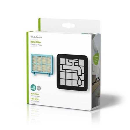 HEPA-filter til Philips-støvsugere FC9331/09, FC9332/09 og FC8010/01