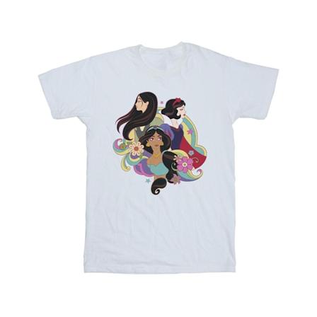 Disney Herr Princess Mulan Jasmine Snövit T-shirt L Vit White L