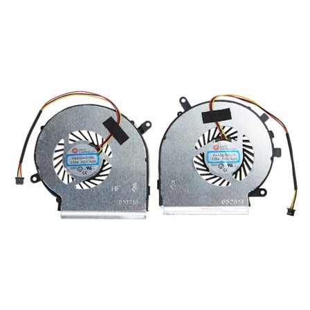 Laptop CPU GPU Radiator for DC 5V 0.55A 3-pin 3-ledninger for MSI GE72 GE62 PE60 PE7